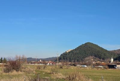 Teren de vânzare Râșnov – priveliște superbă, vedere la Cetate, acces DN - 7