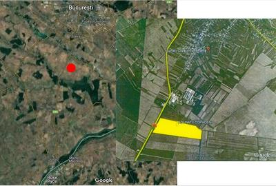 Teren intravilan de vânzare - 41 hectare, Adunații Copăceni, Giurgiu - 2