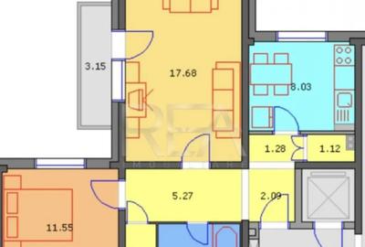 Apartament cu 2 camere decomandat în Lujerului - 2