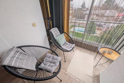 Studio 43mp | 0 comision | Otopeni Airport Residence | Piscina | ideal STR - 12