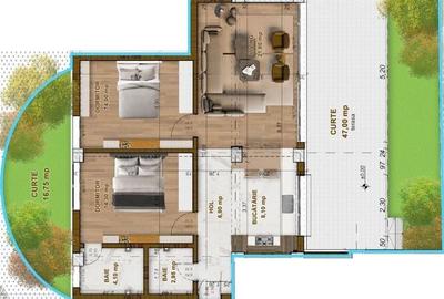 3 CAMERE || PARTER CU GRADINA 64 MP || BOUTIQUE || DOMENII GRIVITA - 14