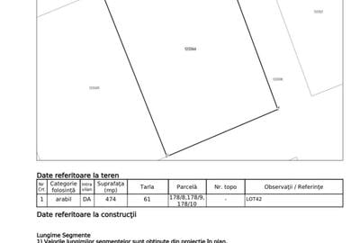 Teren de 474 mp, în Corbeanca
