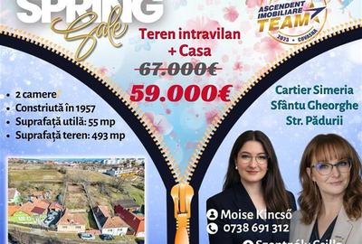 Casă individuală cu 2 camere cu Teren 493 Mp în Simeria - 1