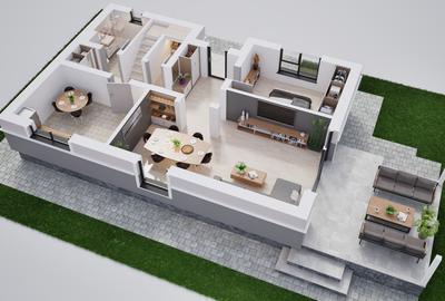 Locuință single 136 mp – compartimentare eficientă și design practic - 4