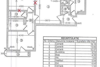 Apartament cu 3 camere semidecomandat, mobilat în Aviației - 26