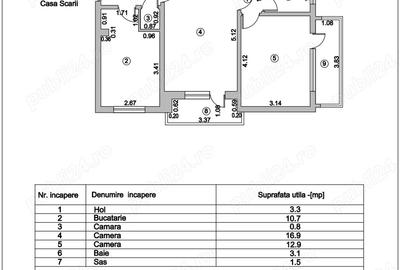 Apartament 2 camere, Micro 19, Gala?i, vizavi de Altex, bloc V2 - 1