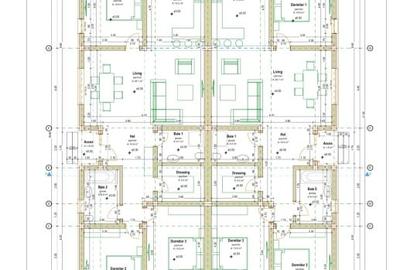 Casa duplex parter Giroc , 445mp teren fiecare jumătate , 114 mp utili - 3