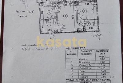 Apartament cu 2 camere în Ultracentral
