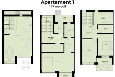 Duplex cu 4 camere cu Teren 340 Mp în Gușterița - 5