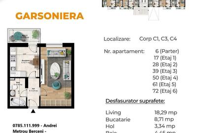 Garsonieră în Berceni - 1