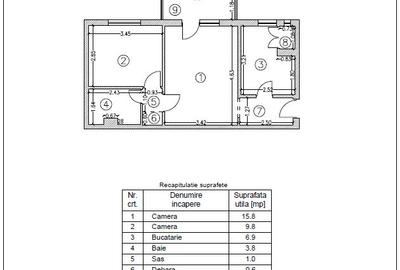 Apartament cu 2 camere semidecomandat în Micălaca - 4
