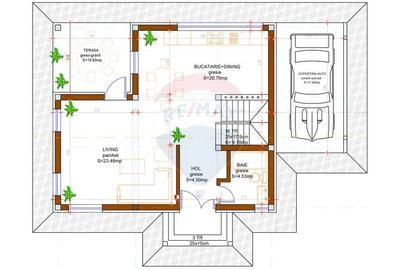 Casa cu 4 camere de vanzare, Jucu de Sus, Frasinului Nr.6 Semifinisat - 8