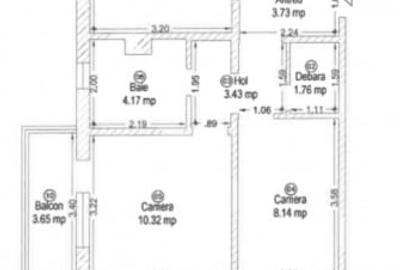 Apartament cu 3 camere decomandat în Lipovei - 14