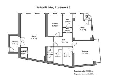Batistei Building Apartament 4 camere Universitate - 10