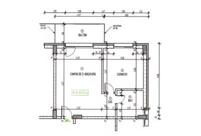 Apartament cu 2 camere decomandat în Baciu - 8