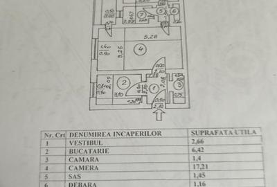 Apartament semidecomandat în Obor