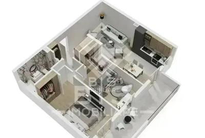 Apartament cu 3 camere decomandat în Industrială - 4
