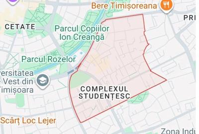 Apartament cu 3 camere decomandat în Complex Studențesc - 1