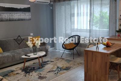 Apartament cu 2 camere semidecomandat, mobilat în Pipera