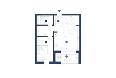 Apartament nou cu 2 camere - 3