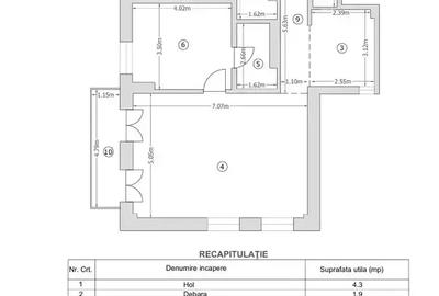 Apartament cu 3 camere semidecomandat în Armeneasca - 17