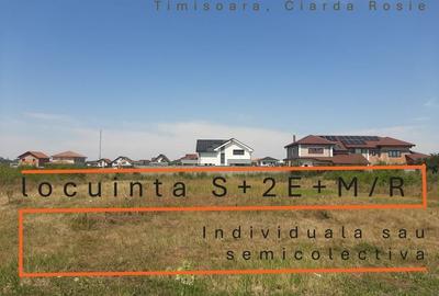 Teren Construcții intravilan de 860 mp, în Ciarda Roșie