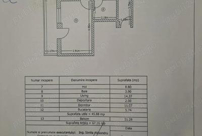 Apartament 2 camere decomandat cu loc de parcare inclus, mutare imediata. - 4