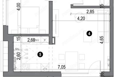 Apartament cu 2 camere decomandat în Freidorf - 3