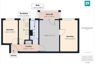 Apartament 3 camere etajul 1 zona Fortuna - 9