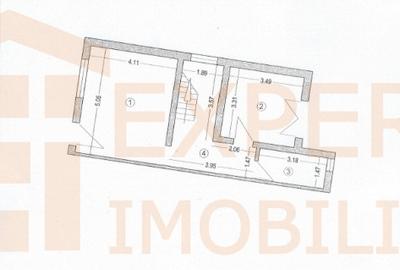 Casă individuală cu 3 camere cu Teren 188 Mp în Est - 2