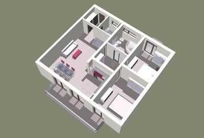 2 camere decomandat in vila, etaj 1 - 8