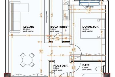 Apartament cu 2 camere decomandat în Tătărași - 3