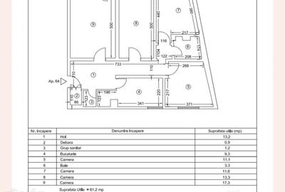 Apartament cu 4 camere în Tomis Nord