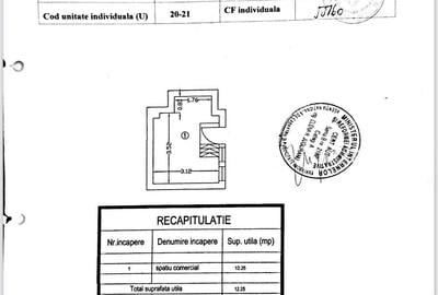 Spațiu comercial, de 13 mp, în Ultracentral