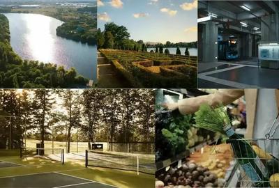 Bucurestii Noi, 3 camere, 115mp, vedere lac, finisat complet, metrou - 7