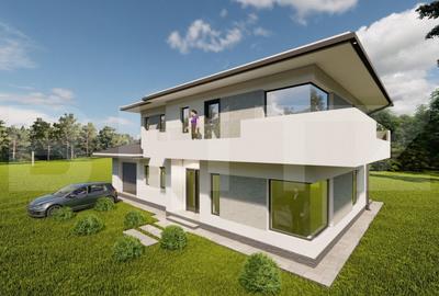 Casa individuala cu garaj, teren 500 mp, la intrare in chinteni - 2