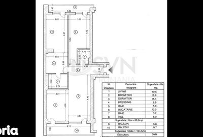 Apartament cu 3 camere, mobilat în Est - 5