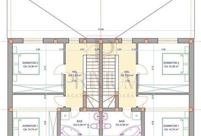 Duplex 4 camere - personalizare interioara - bucatarie inchisa - dormitor la par - 3