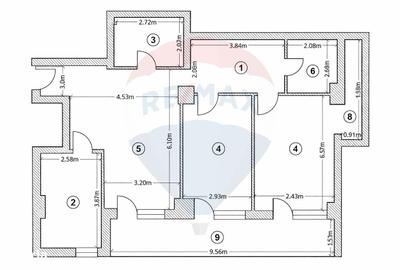Apartament cu 3 camere în Cățelu - 3