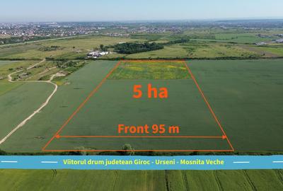 Teren Construcții extravilan de 50000 mp, în Urseni - 2