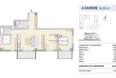Apartament 4 camere de vânzare | Parcare subterana | Bloc nou 2024 - 17