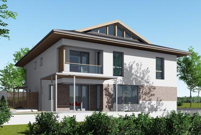 Proiect imobiliar : Duplex modern cu dormitor la parter si mansarda locuibila - 6