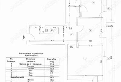 Apartament cu 3 camere semidecomandat în Berceni - 14