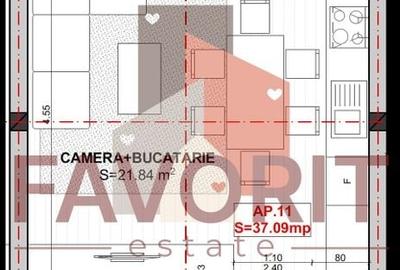 Etaj intermediar. Loc de parcare inclus. Finisat la cheie - 11