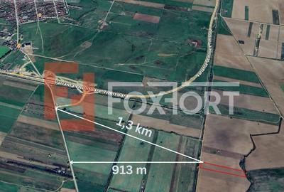 Teren extravilan arabil 10.707 mp - aproape de centura Timisoara Sud - 2