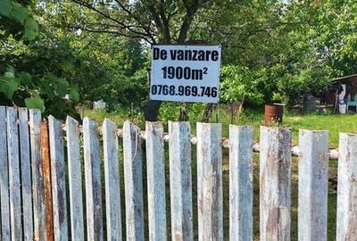 Teren de 1900 mp, în Calopăr