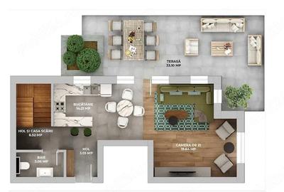 Apartament cu 3 camere decomandat în Avantgarden - 8
