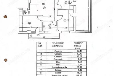 Apartament 3 camere tip Penthouse Terasa 50 mp Rond Gherghi?ei Mall Promenada - 9