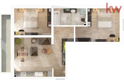 Apartament cu 3 camere decomandat în Mihai Viteazul