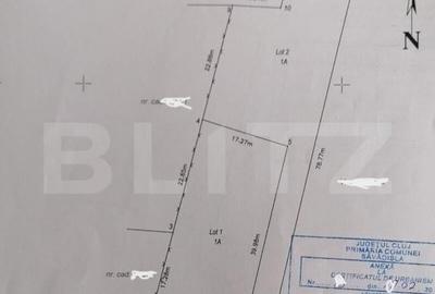 Teren intravilan de 1600 mp, pentru constructia a doua case, - 1